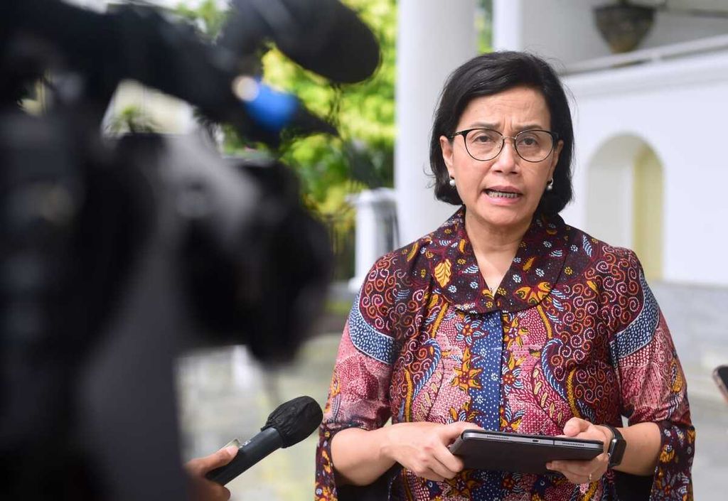 Minister of Finance Sri Mulyani in her statement after accompanying President Joko Widodo received a visit from the IMF delegation led by Managing Director Kristalina Georgieva on Sunday, July 17, 2022, at the Bogor Presidential Palace.
