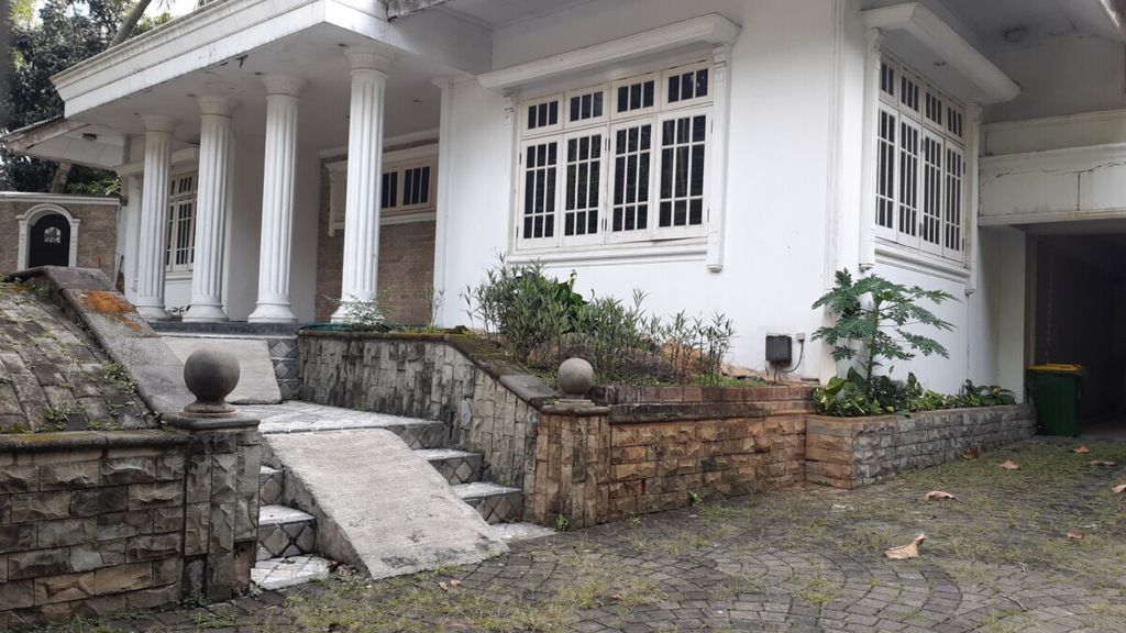 Rumah di Jalan Brawijaya, Jakarta Selatan, yang diincar mafia tanah grup AS. Foto diambil 25 Maret 2021.