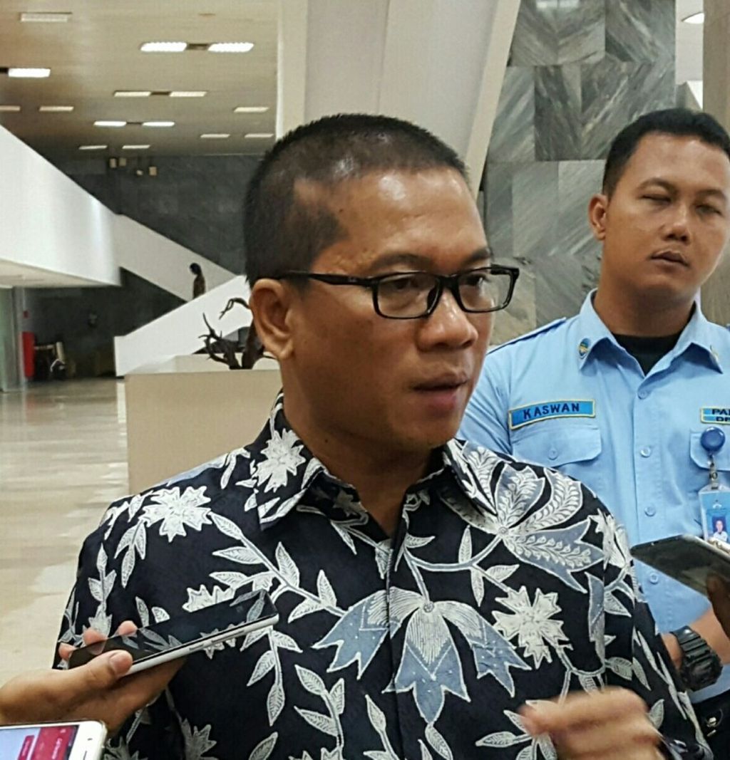 Sekretaris Fraksi PAN Yandri Susanto saat ditemui di Kompleks DPR, Jakarta, Jumat (19/1/2022).