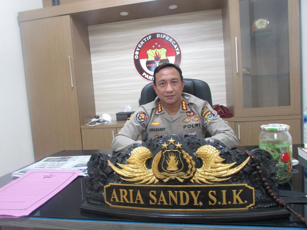 Kepala Bidang Humas Kepolisian Daerah NTT Kombes Aria Sandy di Kupang, Senin (29/8/2022). Ia menegaskan, Polda NTT akan memberantas judi sampai ke akar-akarnya di wilayah itu.
