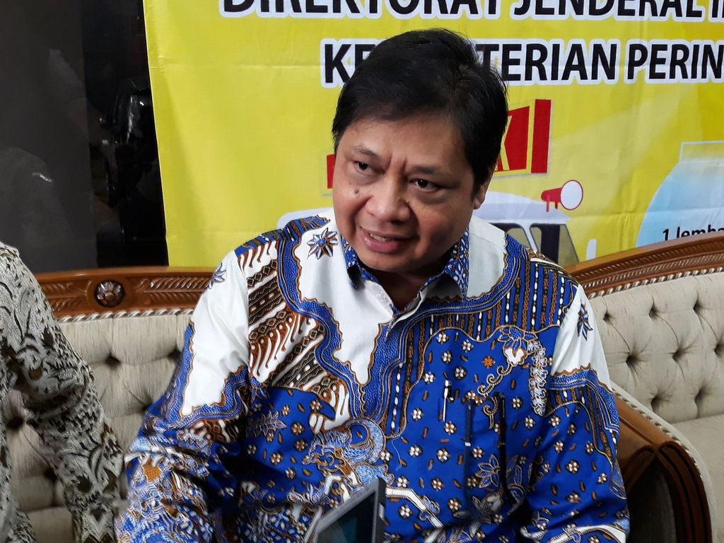  Coordinating Economic Minister Airlangga Hartarto