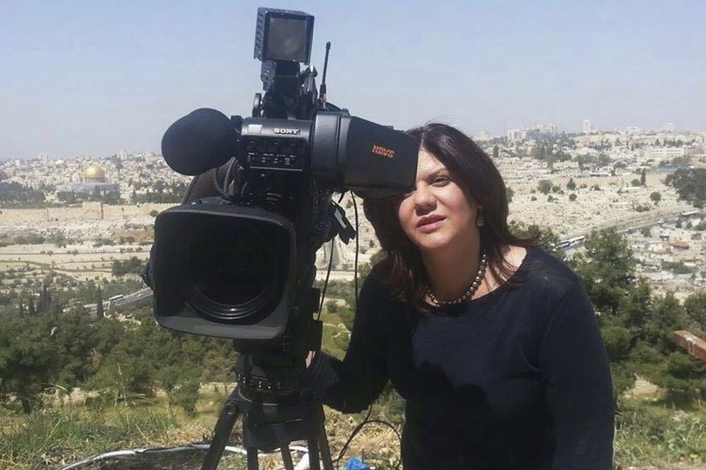 Shireen Abu Akleh, jurnalis untuk jaringan Al Jazeera.