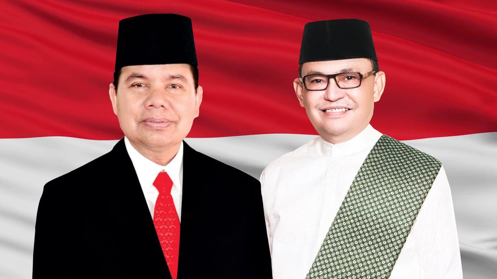 IPasangan calon gubernur serta wakil gubernur Kalimantan Tengah nomor urut 1 Ben Brahim-Ujang Iskandar.