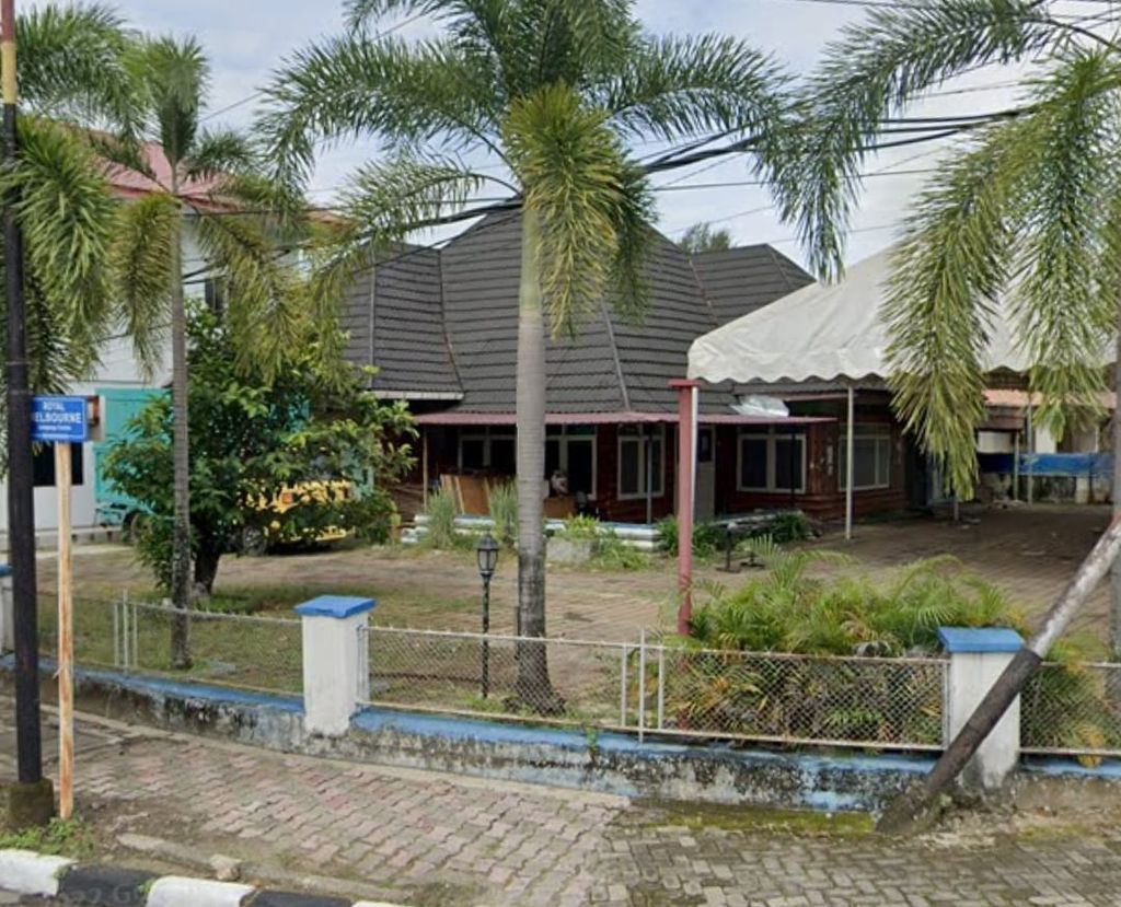 Kondisi cagar budaya Rumah Ema Idham di Jalan Ahmad Yani, Kota Padang, Sumatera Barat, Oktober 2022 (sumber: tangkapan layar Google Maps).