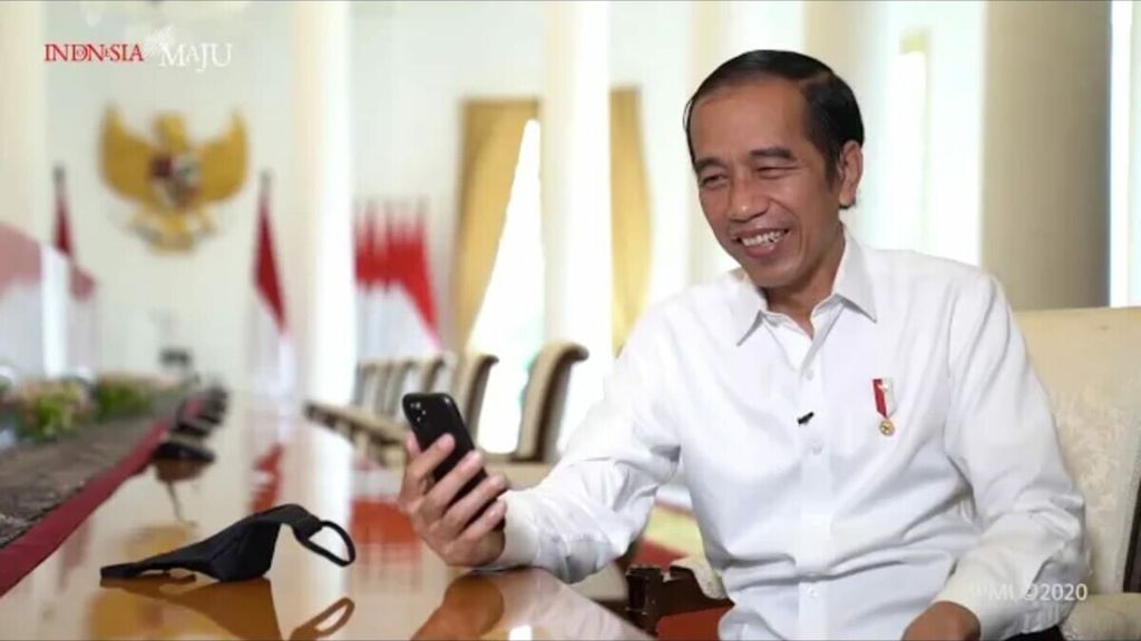 Presiden Jokowi di Istana Kepresidenan Bogor, Jawa Barat, Jumat (11/9/2020). 