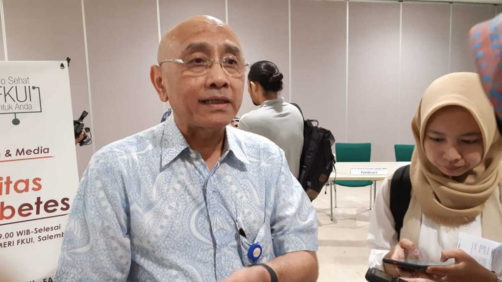Ketua Umum Pengurus Pusat Ikatan Dokter Anak Indonesia Aman Bhakti Pulungan