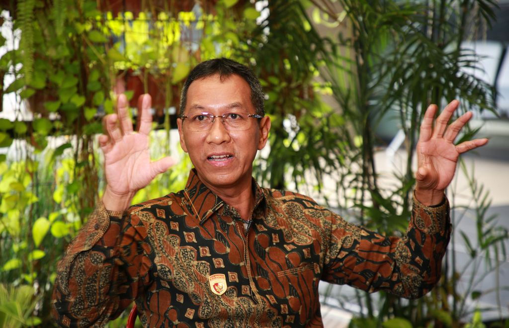 Interim Jakarta Governor Heru Budi Hartono 