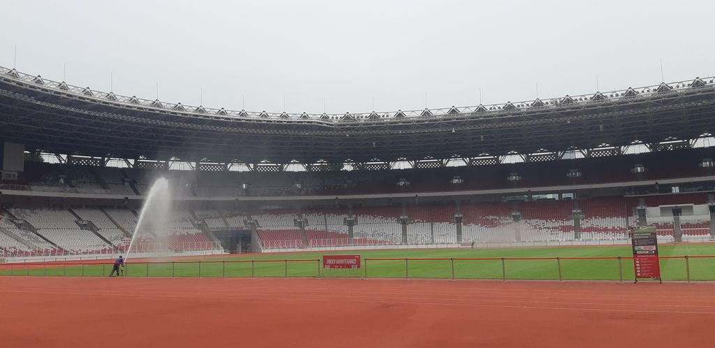 Suasana Stadion Utama GBK, Jakarta Pusat, Selasa (8/11/2022) siang.