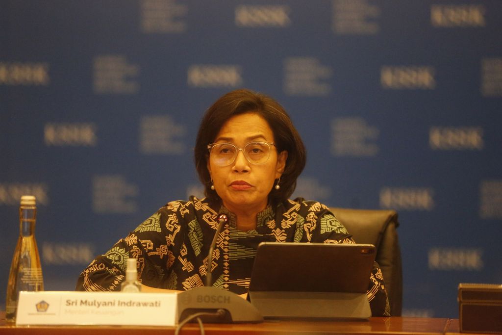 Menteri Keuangan Sri Mulyani Indrawati 
