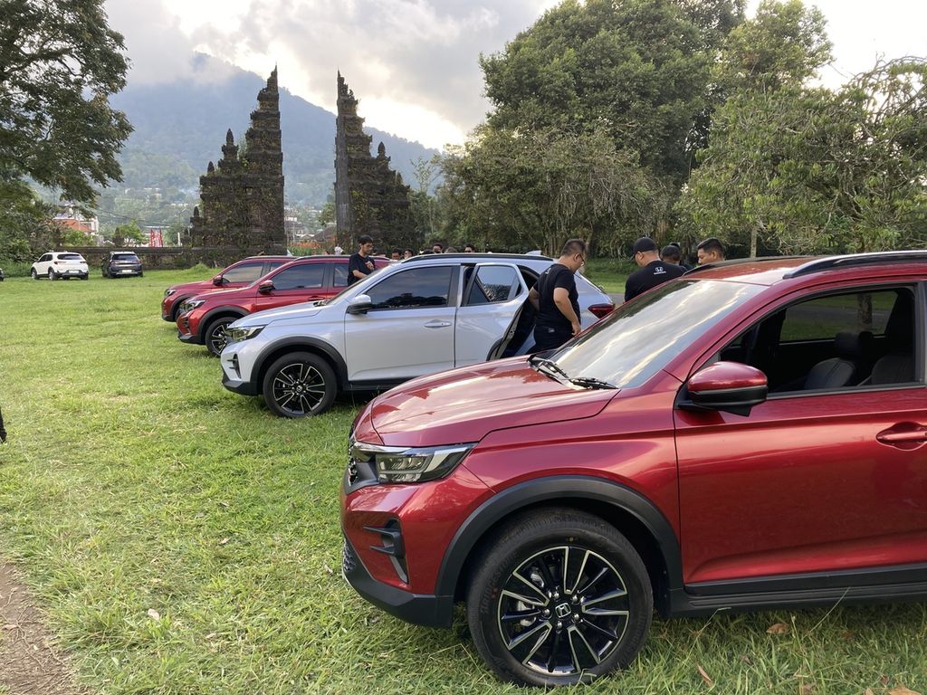 Suasana uji kendara media All New Honda WR-V di Bali, Senin, 19 Desember 2022.