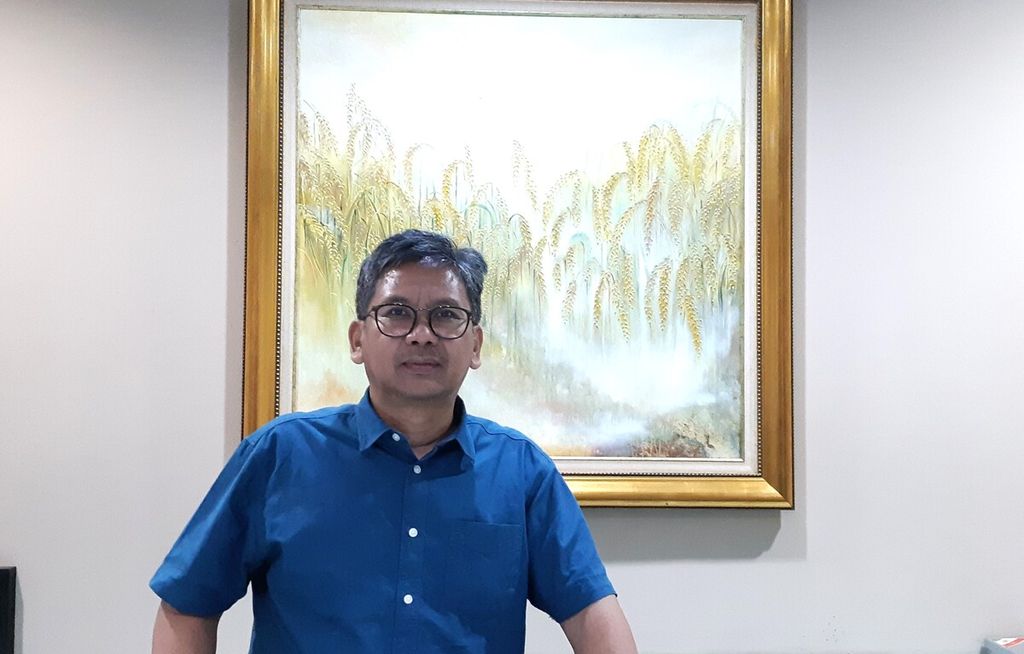 Ketua Umum Ikatan Penerbit Indonesia (Ikapi) Arys Hilman Nugraha di Jakarta, Selasa (16/5/2023).