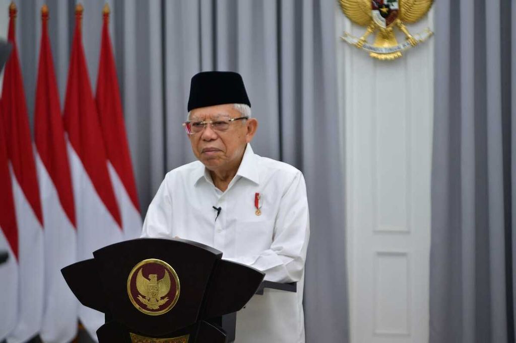 Wakil Presiden Ma’ruf Amin, Sabtu (24/9/2022).