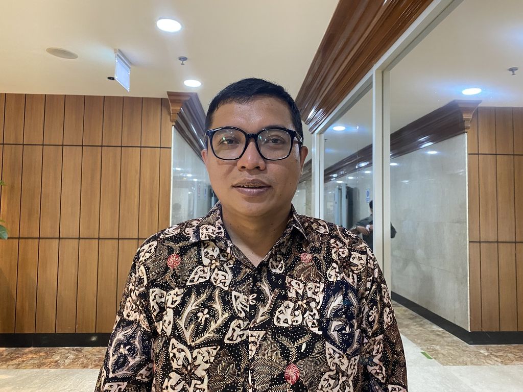 Wakil Ketua Baleg DPR Achmad Baidowi ditemui di Kompleks Parlemen, Jakarta, Selasa (24/1/2023).