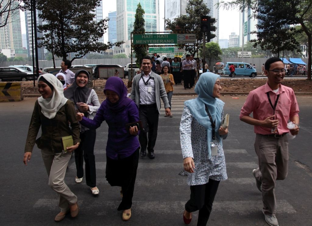 Perempuan Pekerja di Jakarta.