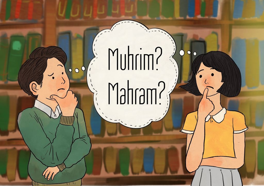 Dalam kehidupan sehari-hari, sering terdengar penggunaan kata <i>muhrim</i>. Apa makna kata itu sebenarnya? Apakah berbeda artinya dengan kata <i>mahram</i>?