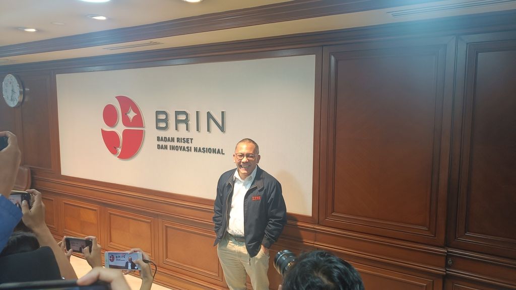 Kepala Badan Riset dan Inovasi Nasional (BRIN) Laksana Tri Handoko di Jakarta, Jumat (10/2/2023).