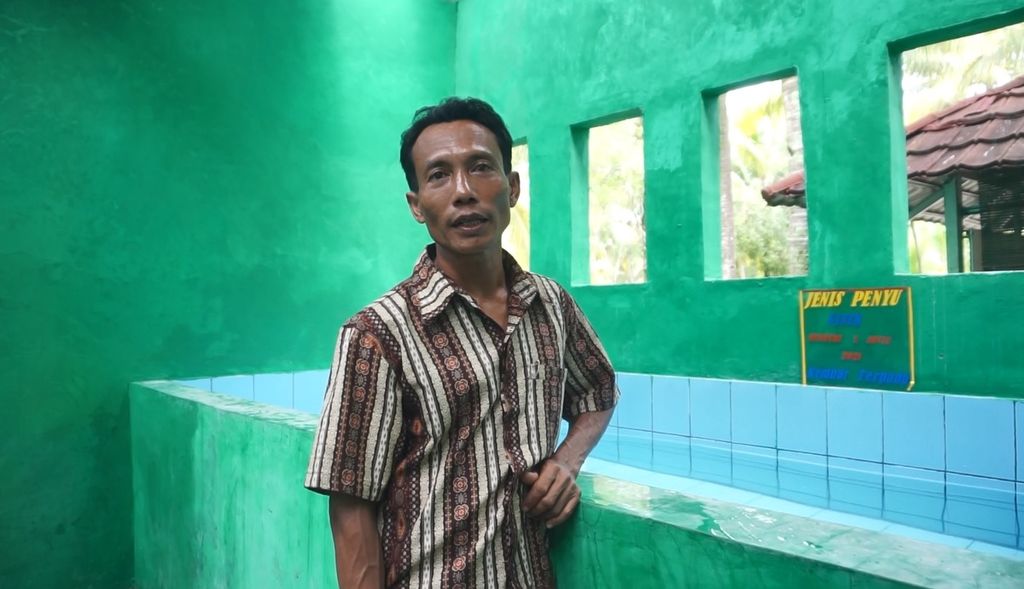 Muji Arisno saat ditemui di Kebumen, Jawa Tengah, Kamis (3/11/2022).