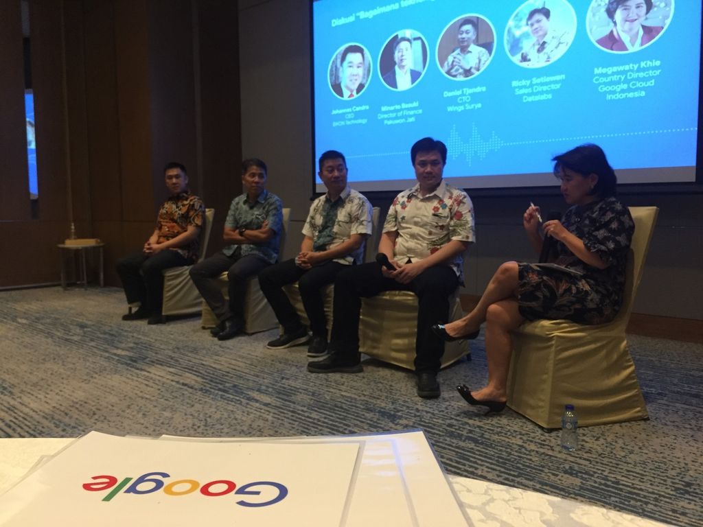 Diskusi transformasi digital oleh Google Cloud dengan perusahaan terkemuka di Surabaya, Jawa Timur, untuk perkembangan bisnis, Rabu (15/6/2022).