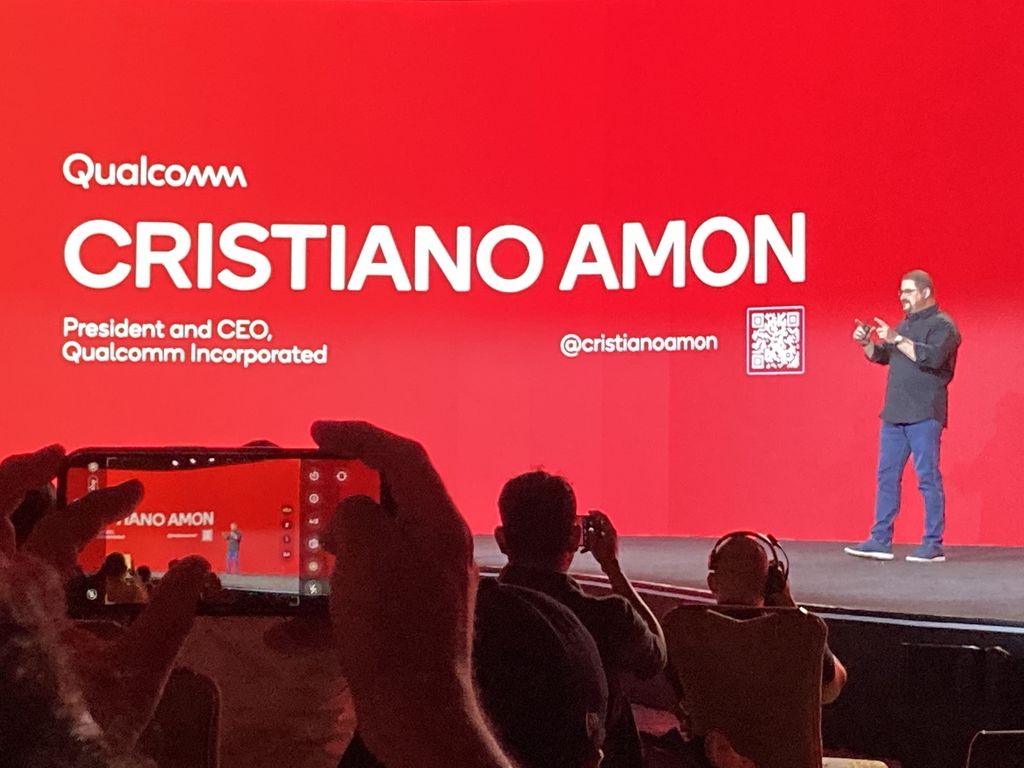 CEO Cristiano Amon berbicara dalam acara Snapdragon Summit 2022 di Maui, Hawaii, Selasa (15/11/2022). Dalam acara itu, Qualcomm meluncurkan cip terbarunya untuk perangkat Android papan atas, Snapdragon 8 Gen 2.