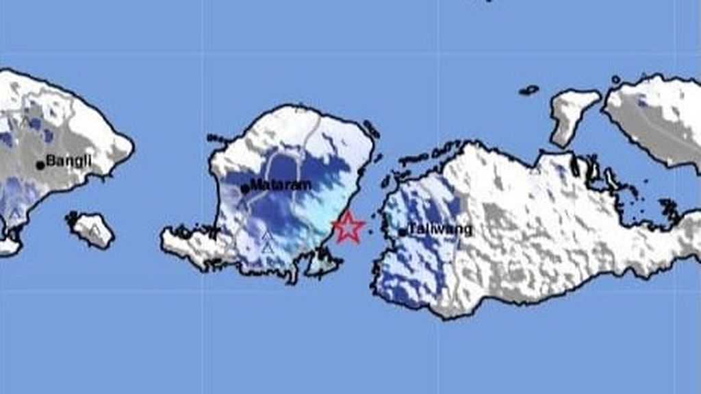 Gempa tektonik bermagnitudo 4,5 mengguncang Lombok Timur dan dirasakan di wilayah lain di Pulau Lombok dan Sumbawa, Minggu (16/10/2022).
