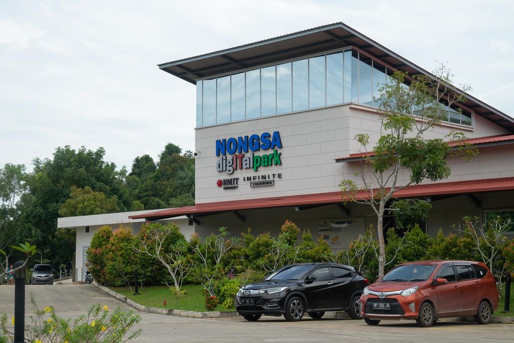Suasana di studio film Infinite Studio, Kawasan Ekonomi Khusus Nongsa, Batam, Kepulauan Riau, Jumat (4/11/2022).