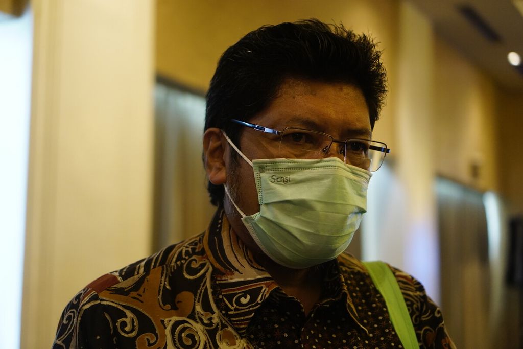 Pengajar Fakultas Kehutanan dan Lingkungan IPB University, Irdika Mansur, saat diwawancarai di Kota Balikpapan, Kaltim, Rabu (23/3/2022).