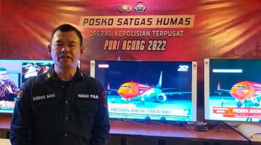 Kepala Bidang Humas Polda Bali Komisaris Besar Stefanus Satake Bayu Setianto