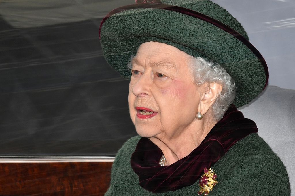 Britain's Queen Elizabeth II leaves after attending a Service of Thanksgiving for Britain's Prince Philip, Duke of Edinburgh, at Westminster Abbey in central London on March 29, 2022. - A thanksgiving service will take place on Tuesday for Queen Elizabeth II's late husband, Prince Philip, nearly a year after his death and funeral held under coronavirus restrictions. Philip, who was married to the queen for 73 years, died on April 9 last year aged 99, following a month-long stay in hospital with a heart complaint. 