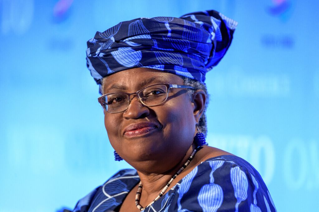 Sekretaris Jenderal Organisasi Perdagangan Dunia (WTO) Ngozi Okonjo-Iweala yang dilantik pada bulan Maret 2021.    